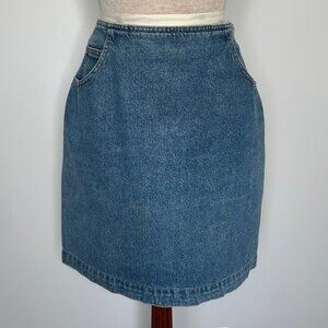 Calvin Klein Sport Women's Vintage Denim Pencil Skirt Size 12